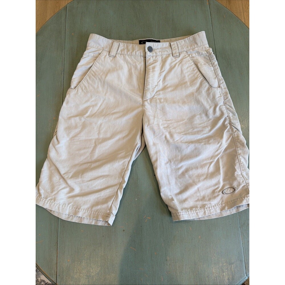 Oakley Golf Shorts Mens 30W Khaki Nylon Stretch Lightweight Performance